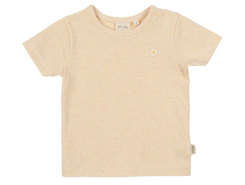 Petit Piao t-shirt fog med blomsterbroderi
